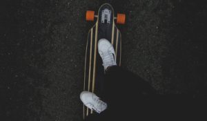 a longboard skate