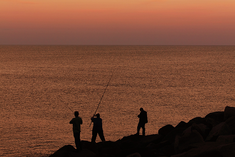 night fishing activity